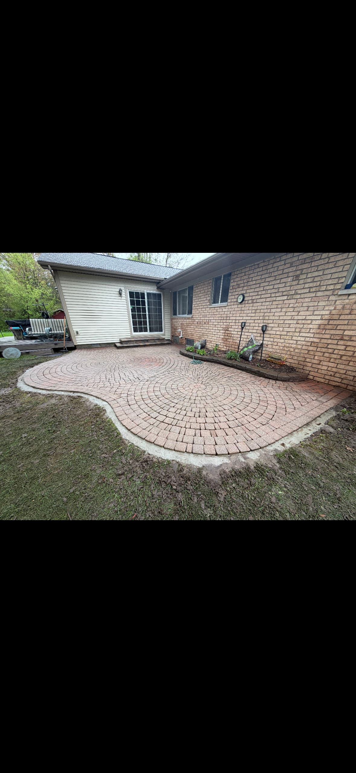 Paver Patio Repair and Unilock Brussels Steps Upgrade image