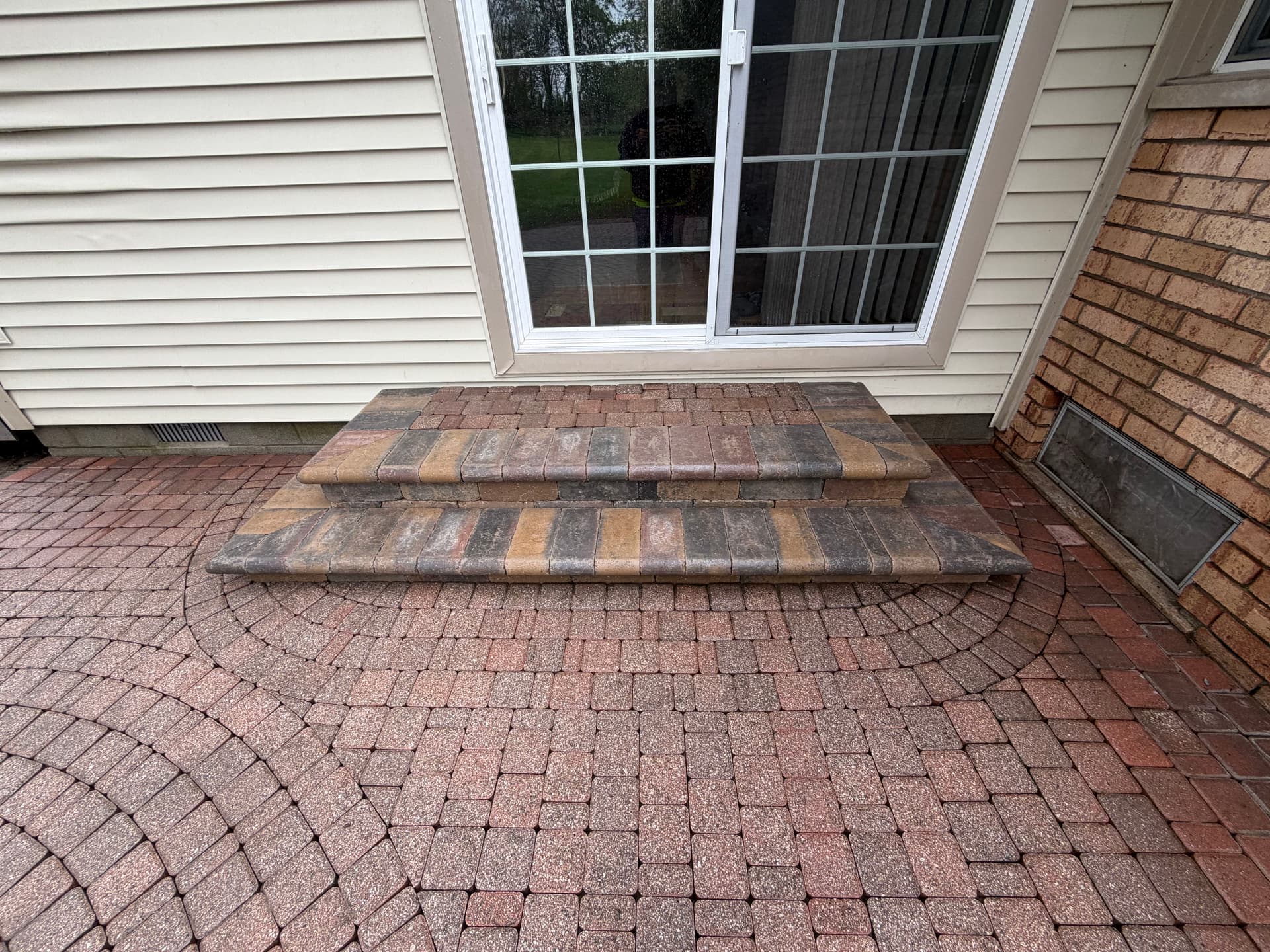 Gallery photos for Paver Patio Repair and Unilock Brussels Steps Upgrade: Image #1